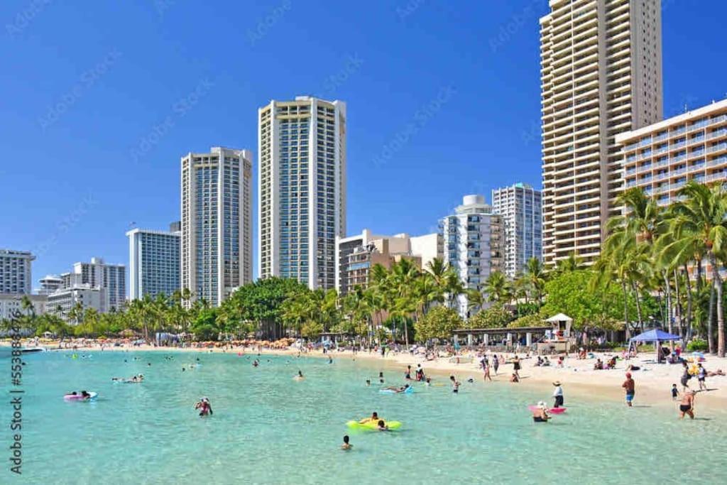 Seashore Waikiki Studio 1 Block From A Beach No Resort Fees Χονολουλού Εξωτερικό φωτογραφία